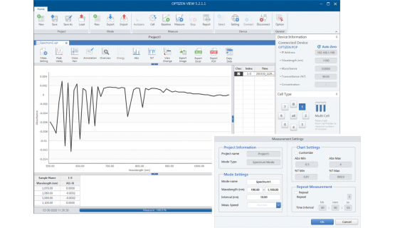 Software Espectrofotometría - OPTIZEN View